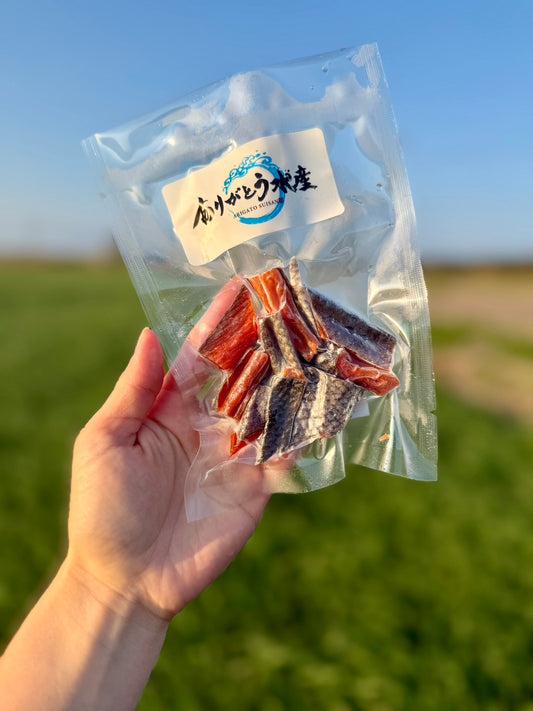 【北海道産】手造り鮭とば|噛むほど広がる鮭の旨み【40g】