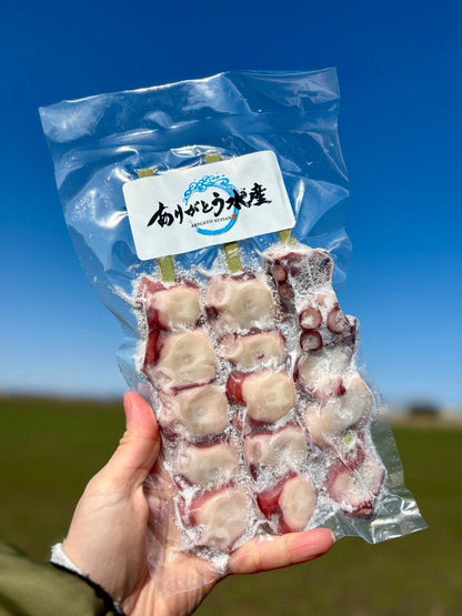 【焼くだけ簡単】北海道タコ串セット｜3本入り