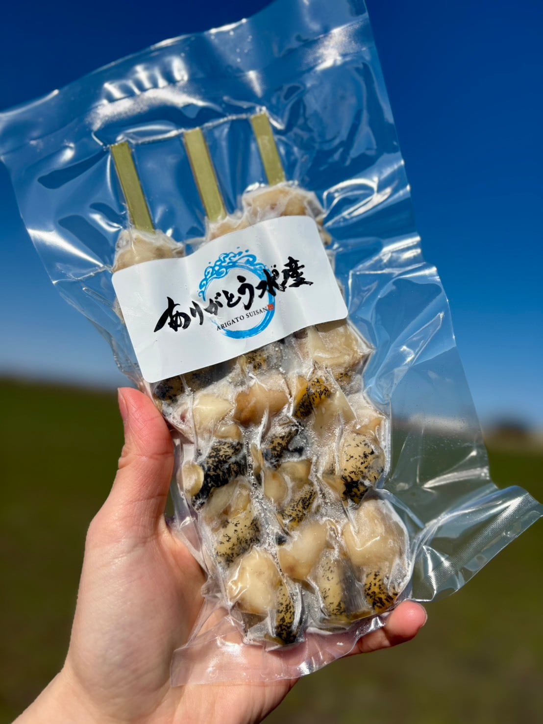 【焼くだけ簡単】北海道つぶ串セット｜3本入り