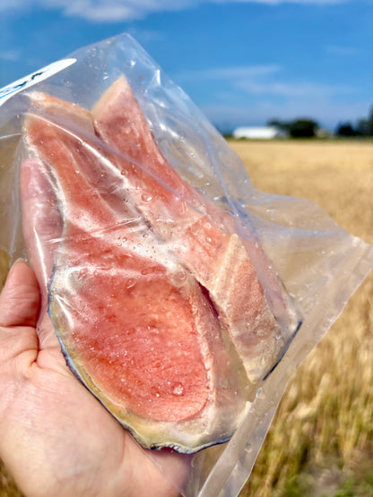北海道カラフトマス 切り身2切れ 約150g｜焼くだけ簡単